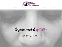 Tablet Screenshot of bodypleasurepiercing.com